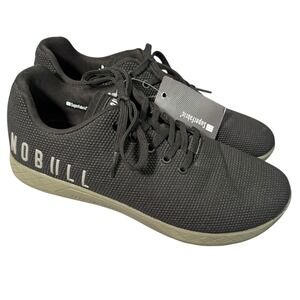 NOBULL NWT Outwork Black Superfabric Mens 11 Womens 12.5 Strength Training Shoes